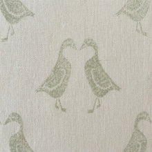 Load image into Gallery viewer, Kissing geese linen lampshade