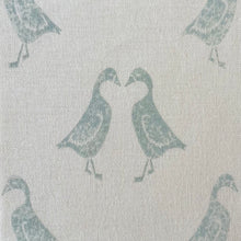 Load image into Gallery viewer, Kissing geese linen lampshade
