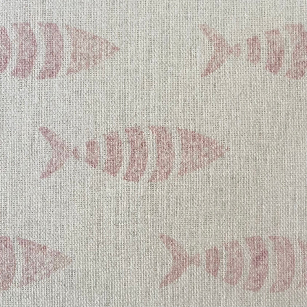 Mackerel splash recycled linen