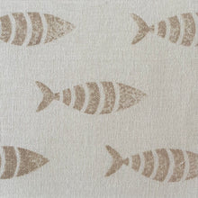 Load image into Gallery viewer, Mackerel splash recycled linen
