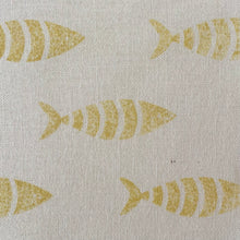 Load image into Gallery viewer, Mackerel splash recycled linen
