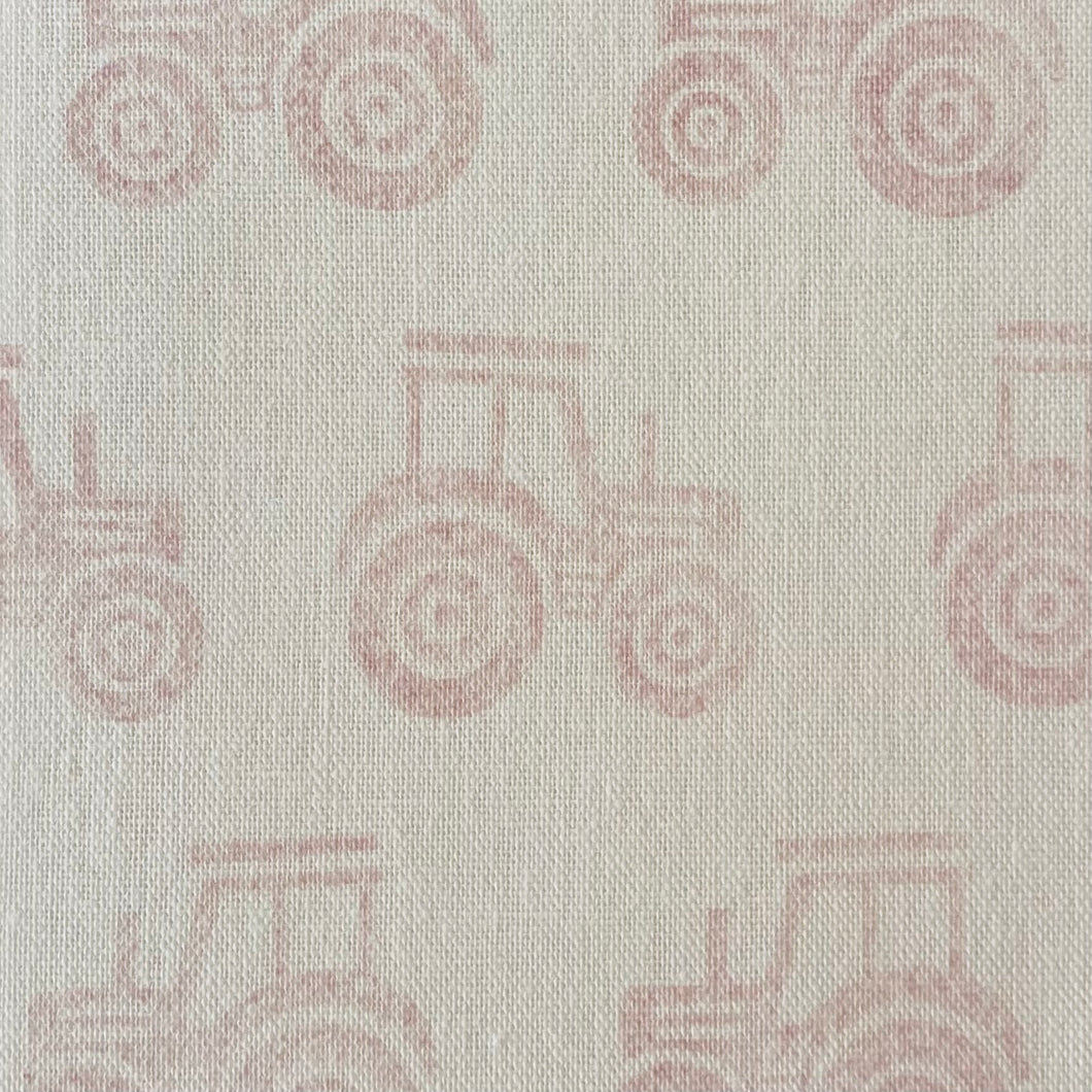 Farmyard tractor recycled linen