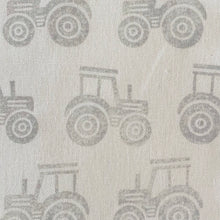 Load image into Gallery viewer, Farmyard tractor recycled linen
