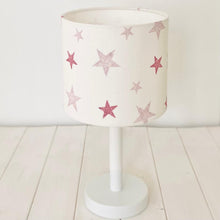 Load image into Gallery viewer, Starburst linen lampshade
