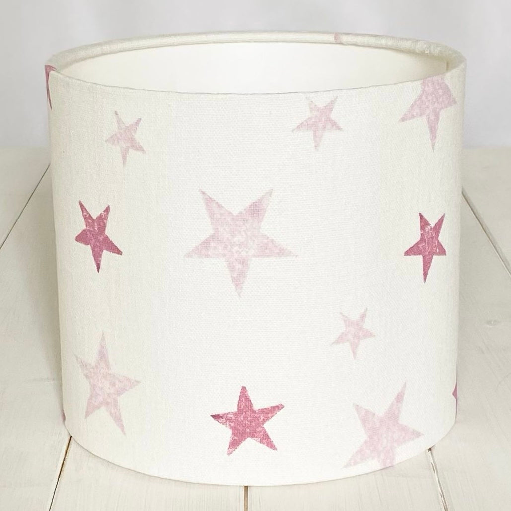 Starburst linen lampshade